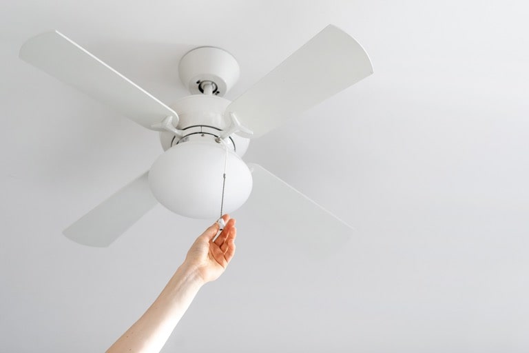 how do small ceiling fans differ from standard fans